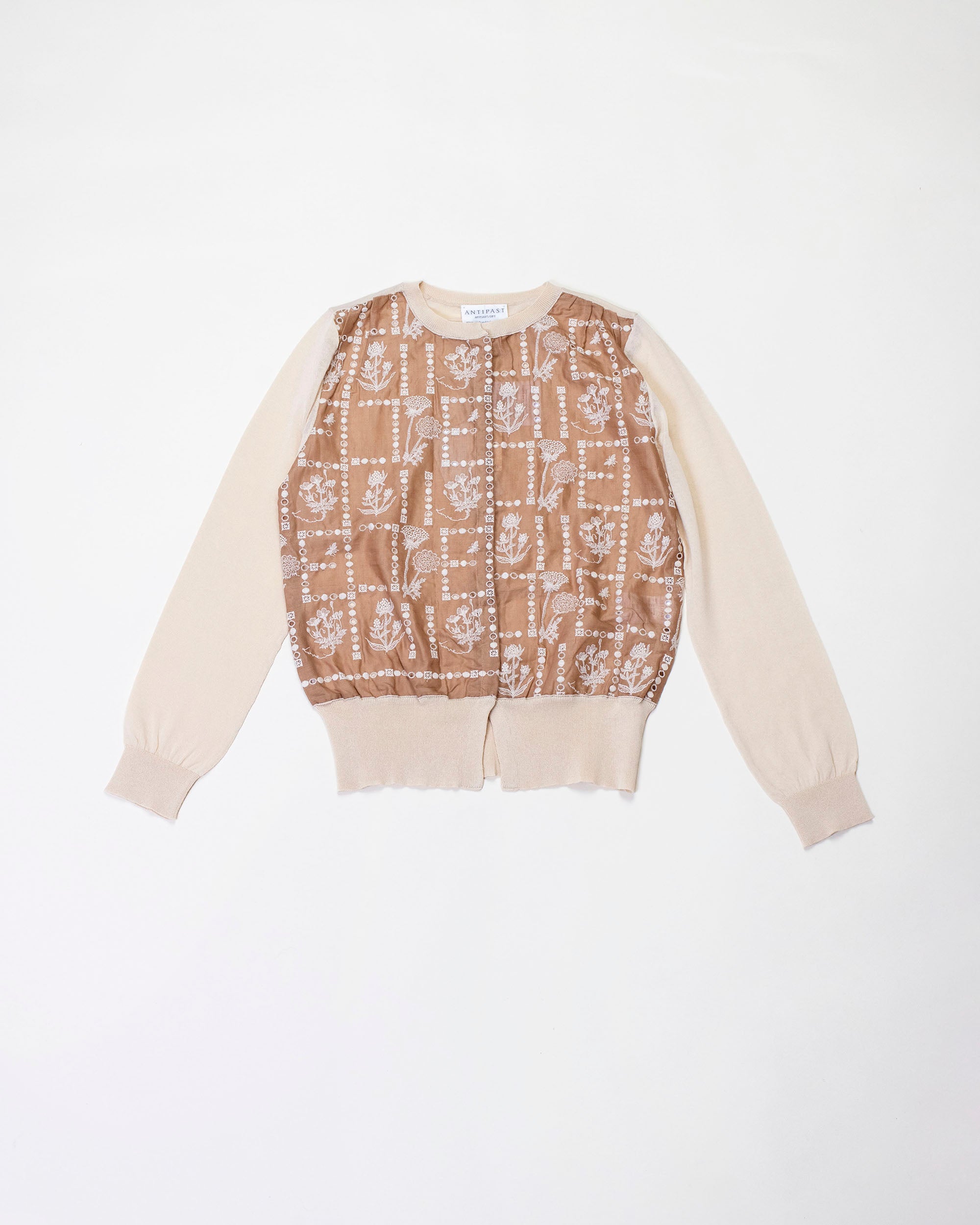 antipast アンティパスト Cotton Knitted Cardigan-