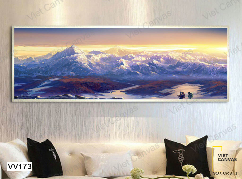 Tranh Đồi Núi Tuyết - VV173 – Viet Canvas