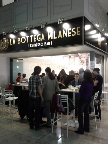 La Bottega Milanese The Light at night The first late night espresso bar in the north