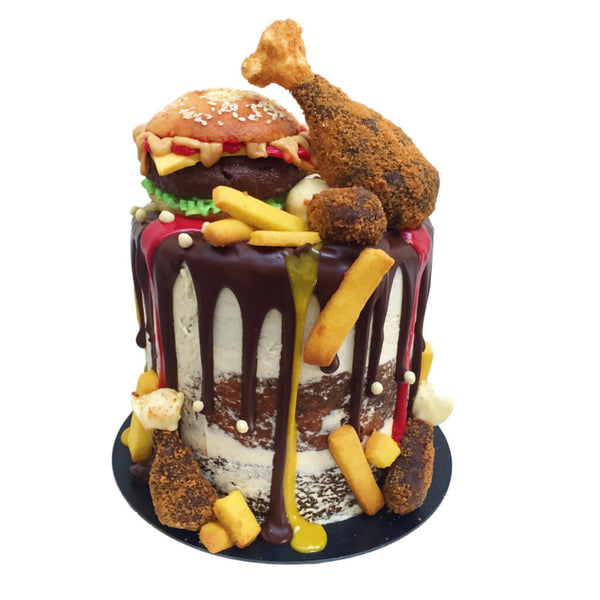 The Burger Birthday Cake