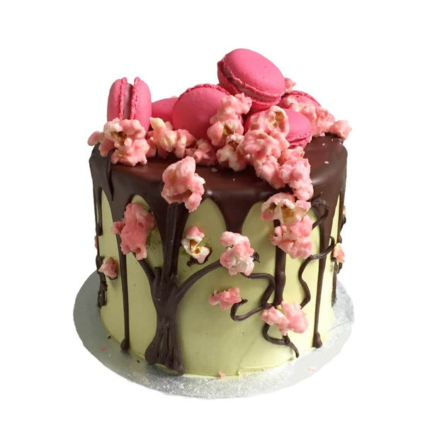 The Matcha Sakura Birthday Cake
