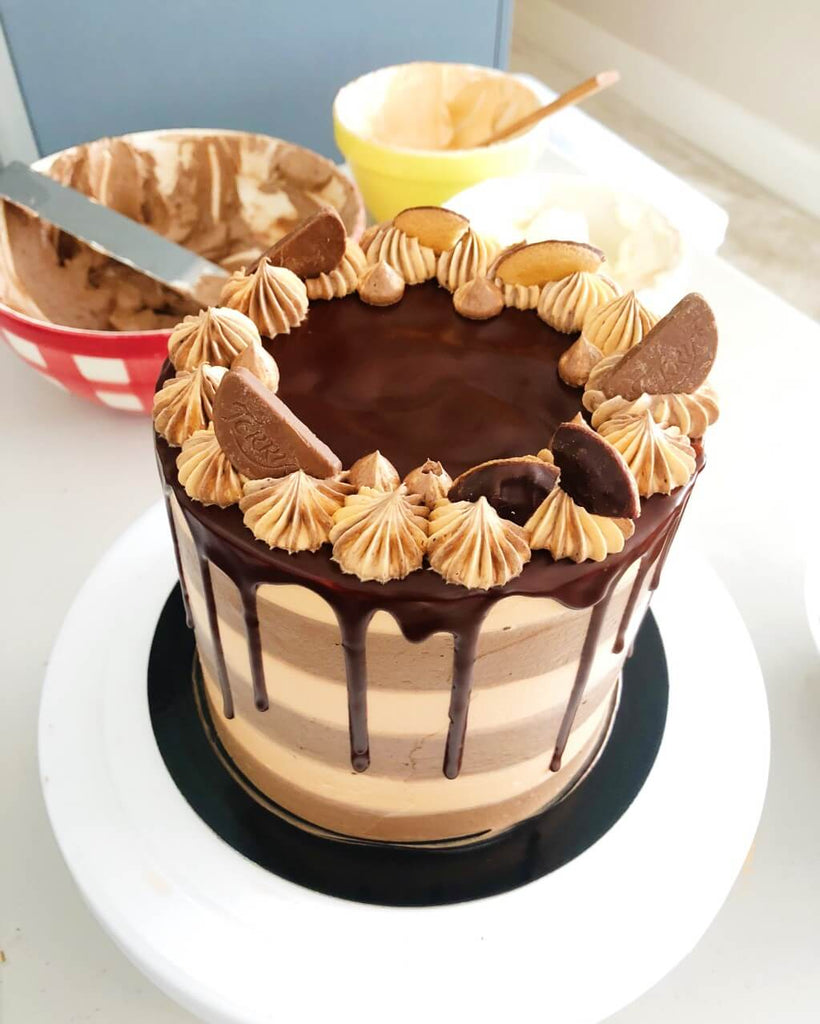 Chocolate Orange Drip Cake Recipe - decorated