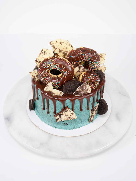 Doughnut Cookie Monster Cake