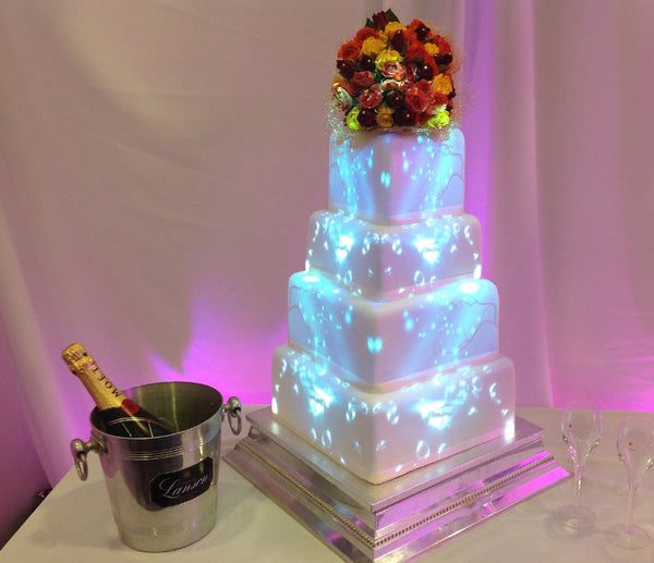 Image mapping wedding cake