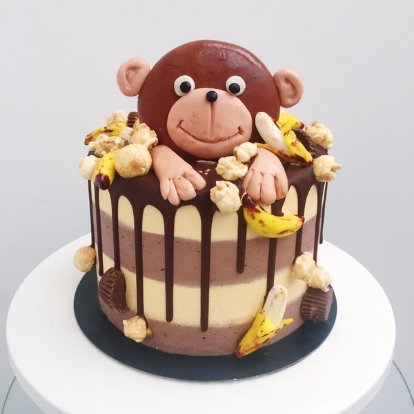 Monkey Kids Birthday Cake