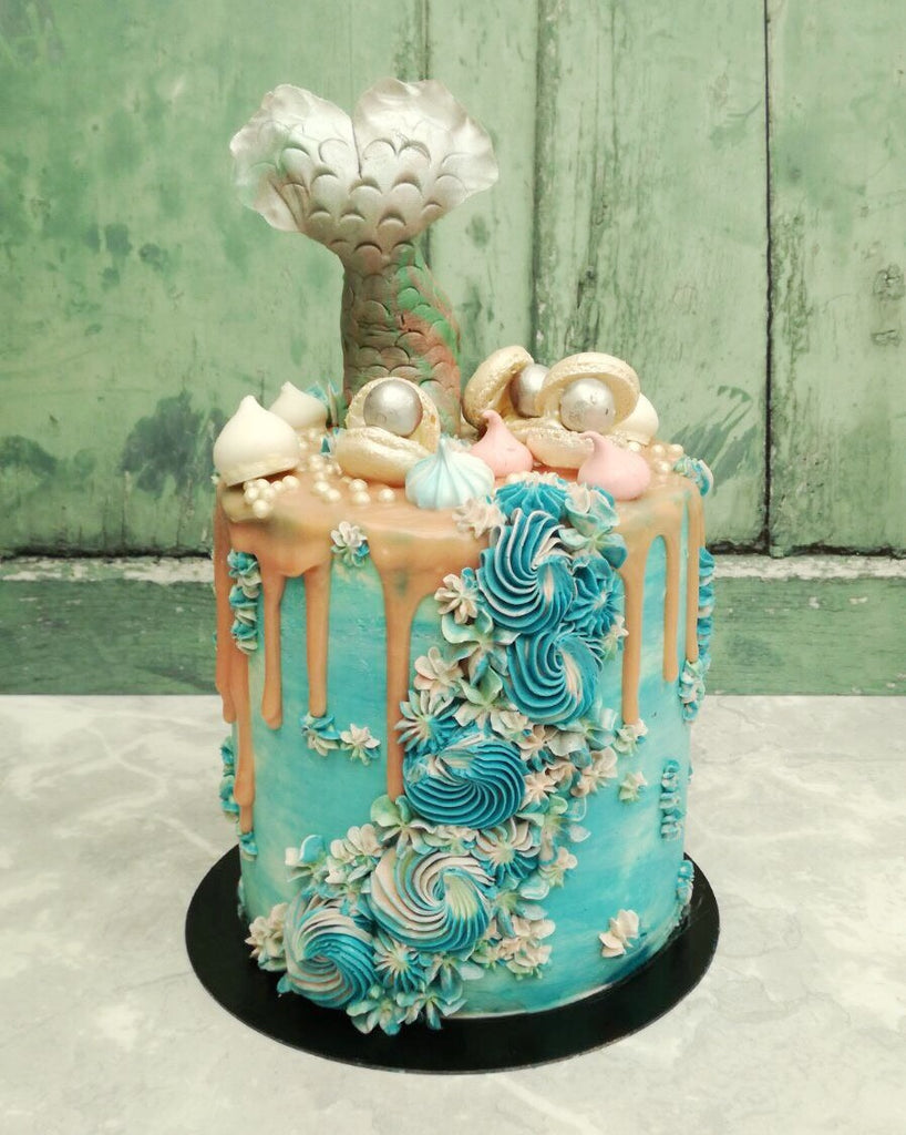 Mermaid birthday cake