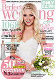 Perfect Wedding July 2013 Cover - Strawberry Macaron Wedding Favour