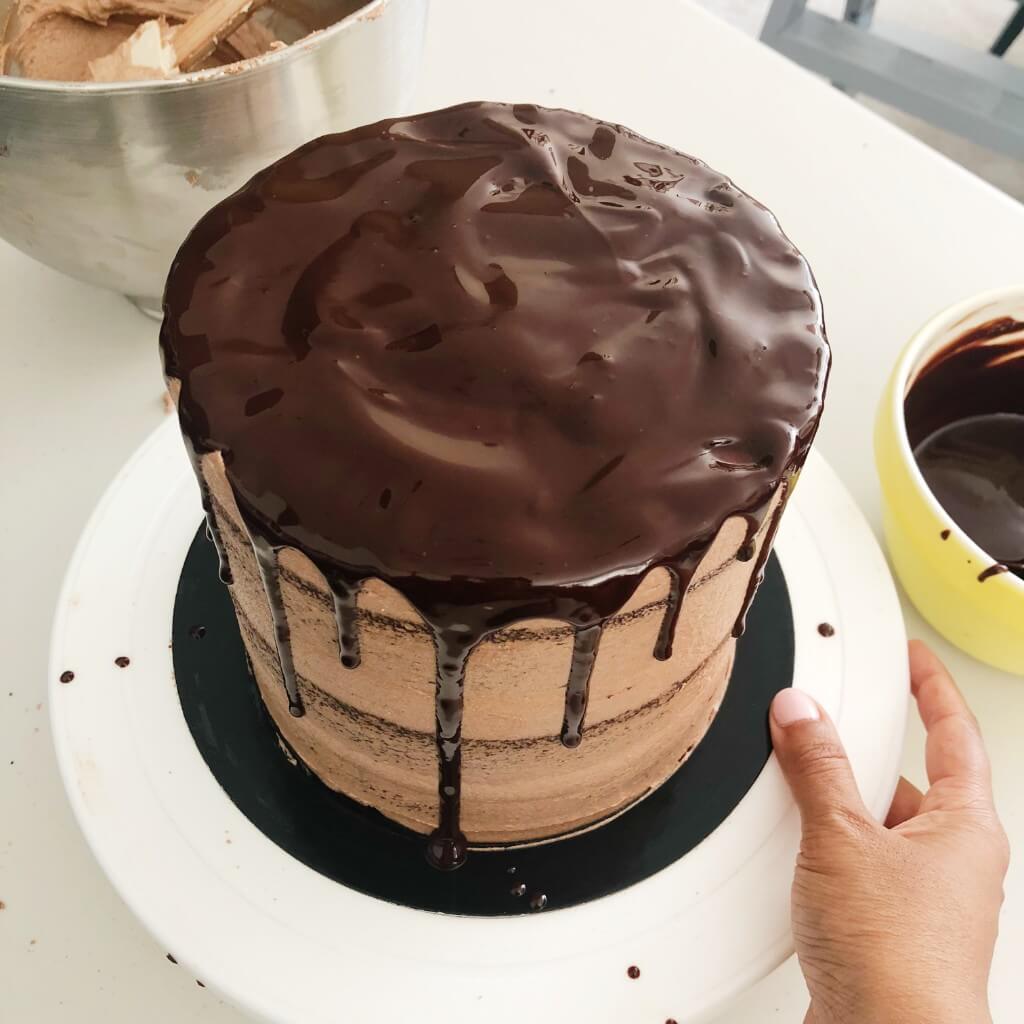 Vegan Chocolate Drip Cake