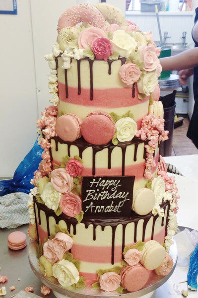 Three Tiered Birthday Cake Connought Hotel London