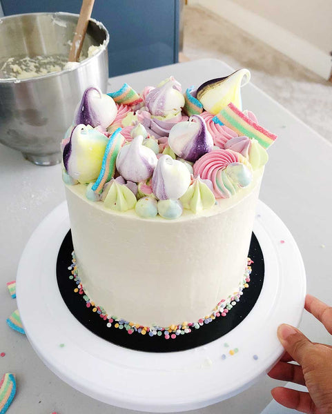 Rainbow Cake Recipe - additional decorations
