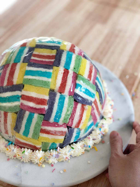 Rainbow Charlotte Royale Recipe #GBBO