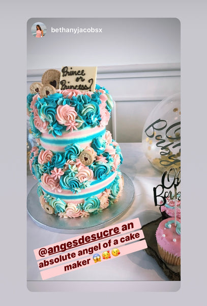 Rhitrition Gender Reveal Party Cake