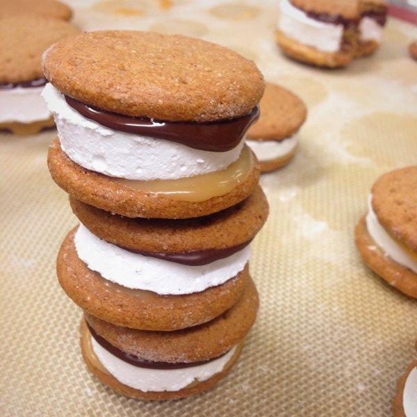 Home-Made Rye Cookies Recipe (for S'mores)