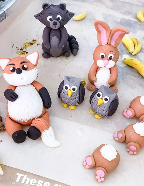 Woodland Animal Cake Toppers
