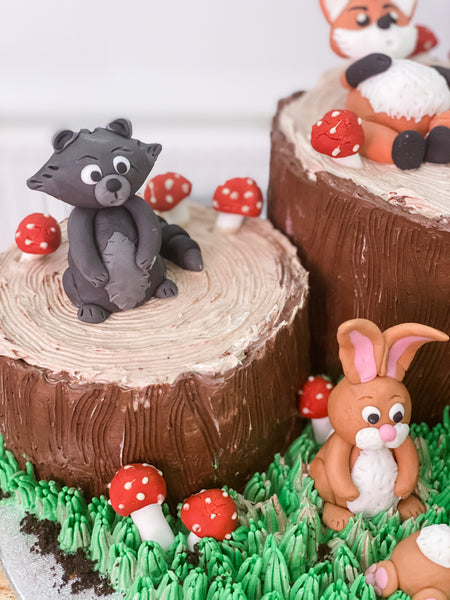Woodland Bespoke Birthday Cake For kids