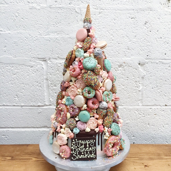 Unicorn Birthday Cake Croquembouche