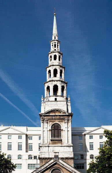 Is it a church spire or a wedding cake?