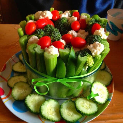 Vegetable Birthday Cake