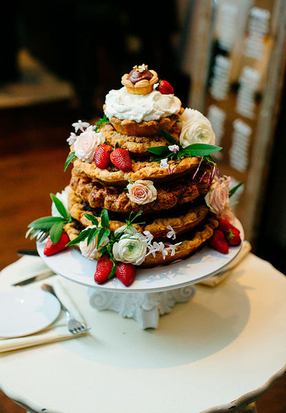 Stacked pie tower