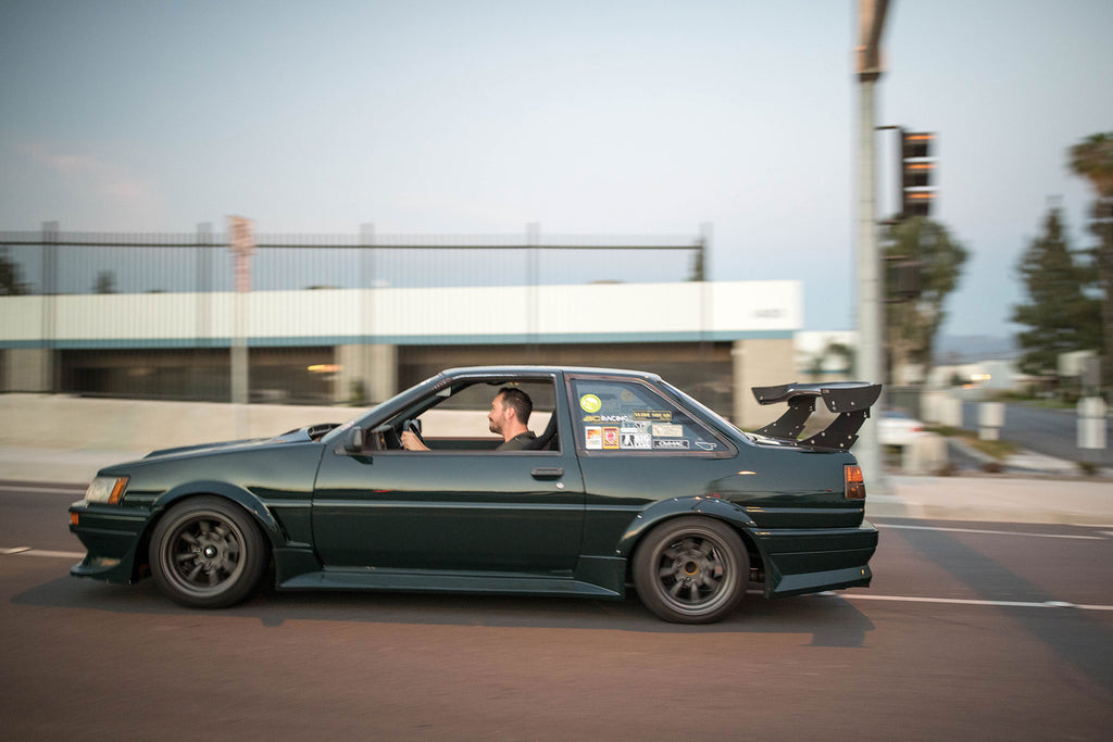 AE86 Coupe profile side watanabe