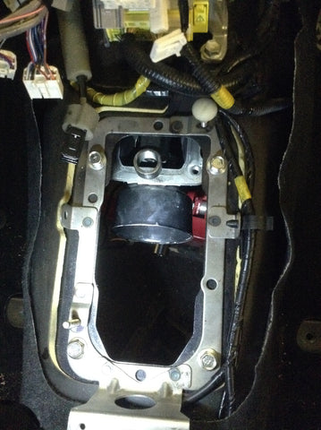 R154 shifter position in gt86 transmission tunnel 