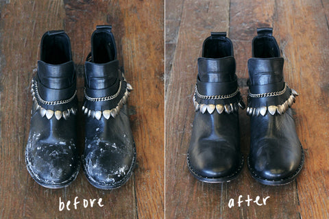 winter boots before and after