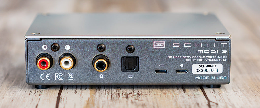 Schiit Audio Modi 3 back view