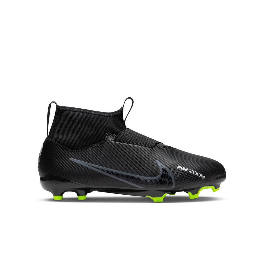 Nike Jr. Mercurial Superfly 9 Academy Soccer Cleats Black Laceles – Strictly Soccer Shoppe