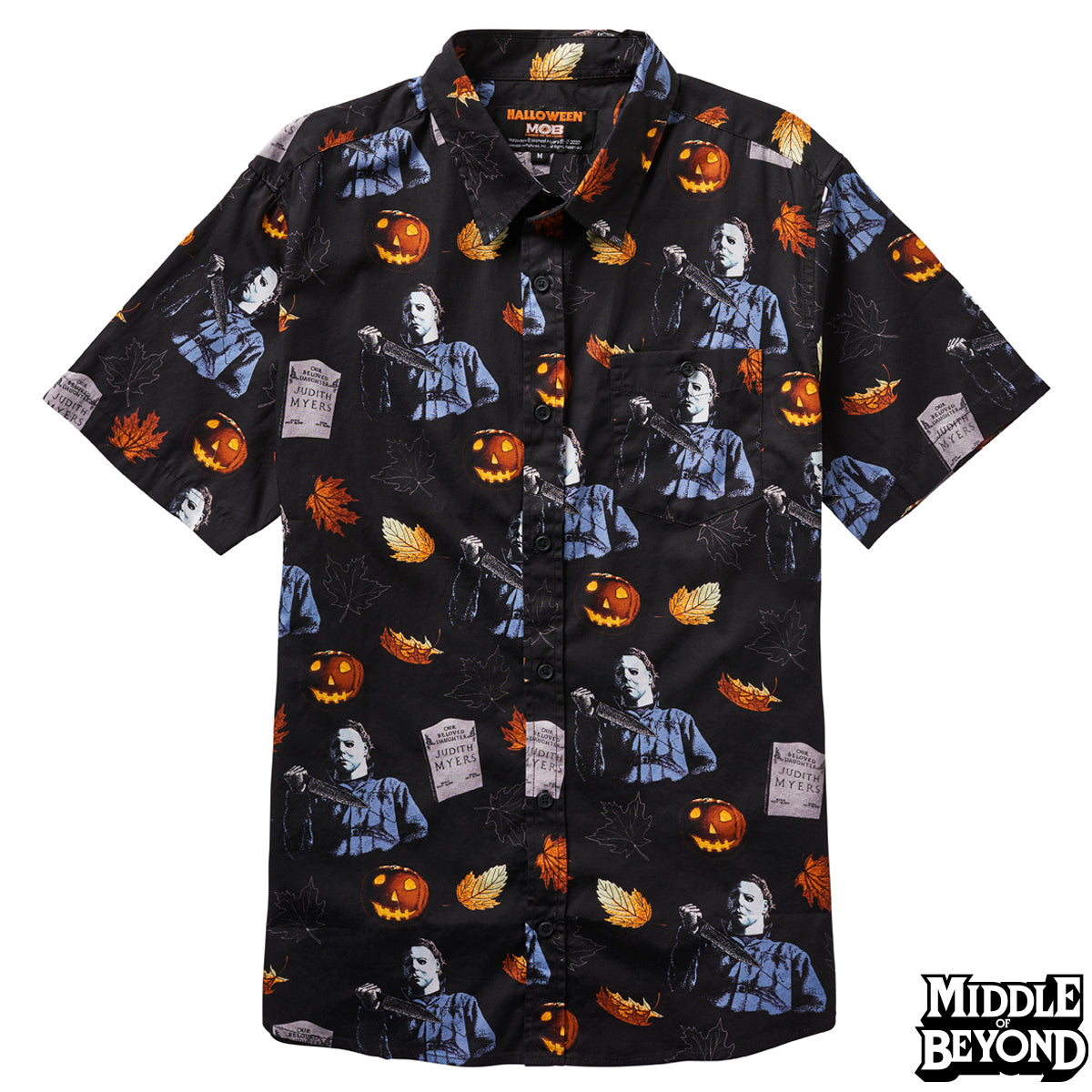 Waden opening schuur Halloween Short Sleeve Button-Up Shirt Version 1 – Middle of Beyond