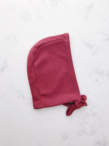 Maroon Organic Bonnet | Modern Burlap