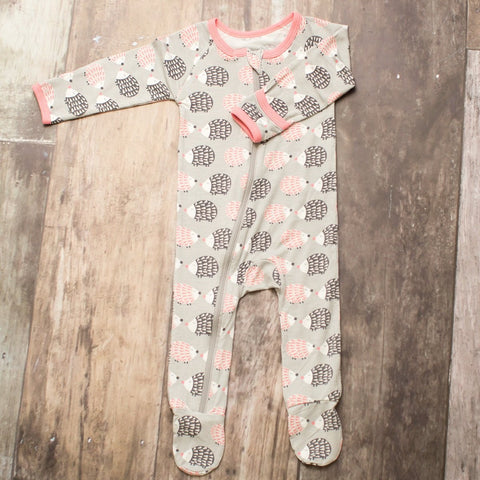 Pink Hedgehog Romper Footie | Bestaroo