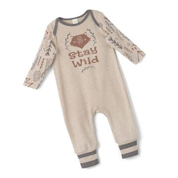 'Stay Wild' Long Sleeve Romper | Tesa Babe