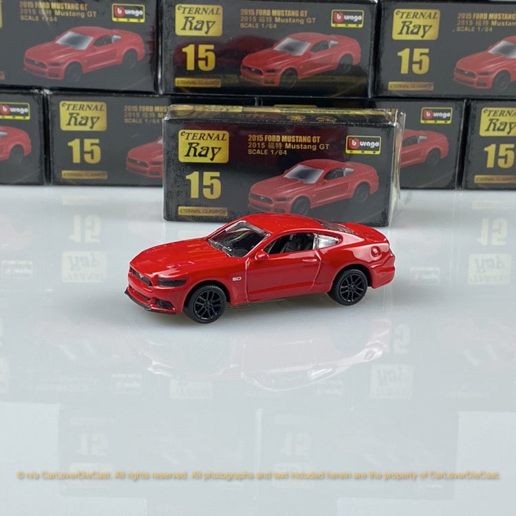 Uil smokkel verfrommeld Bburago 1:64 Ford Mustang GT (Red) 18-59000#15 diecast car model –  carloverdiecast