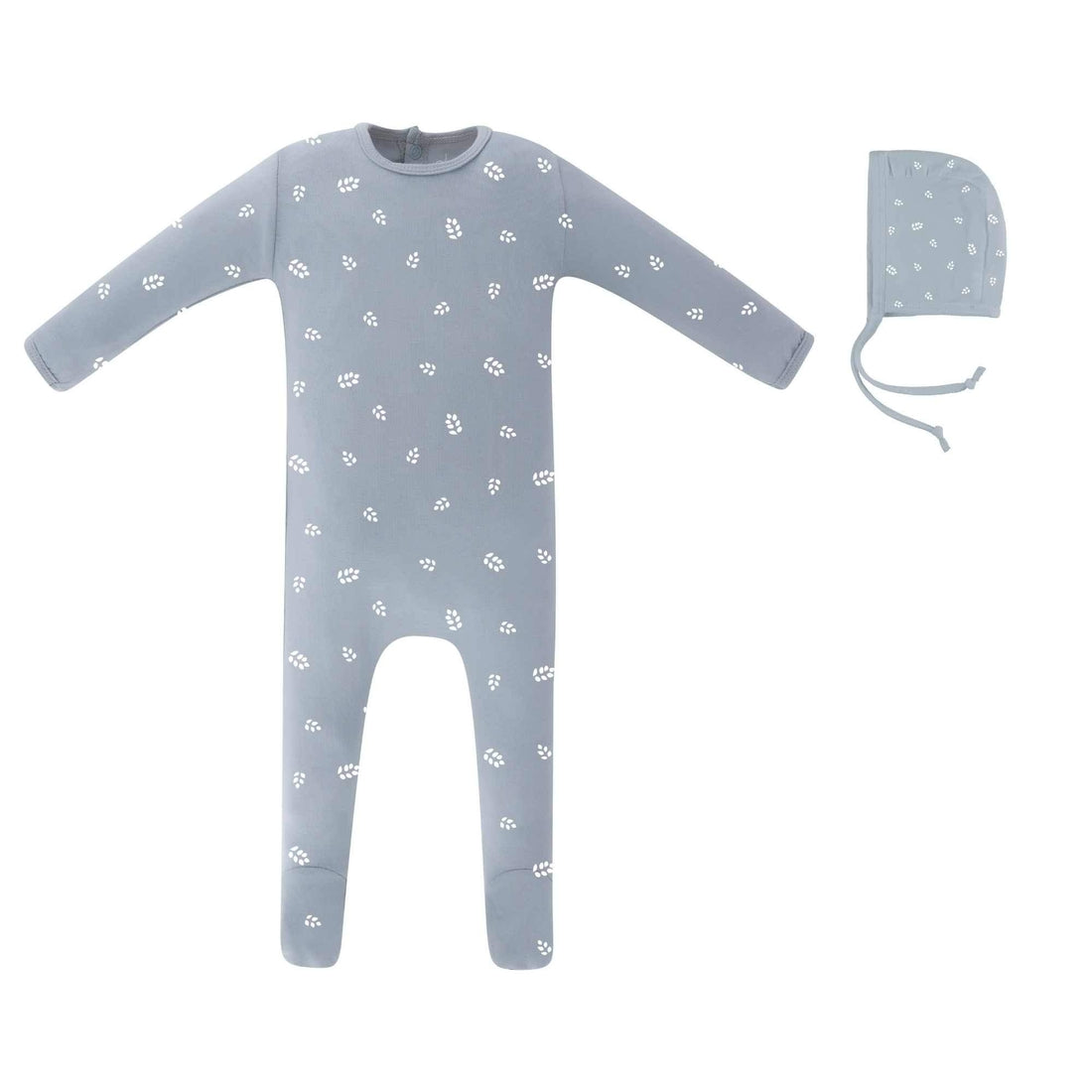 Ely's & Co. Footie & Bonnet - Leaf Collection