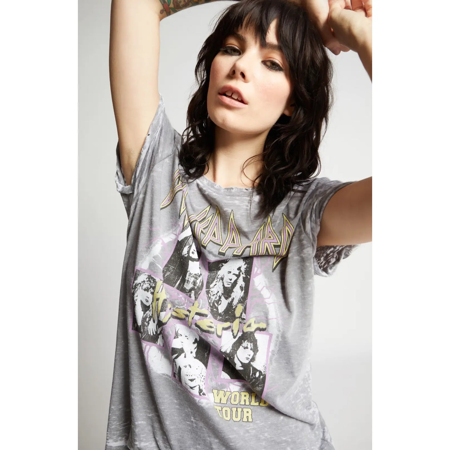 Def Leppard Hysteria World Tour Graphic Tee