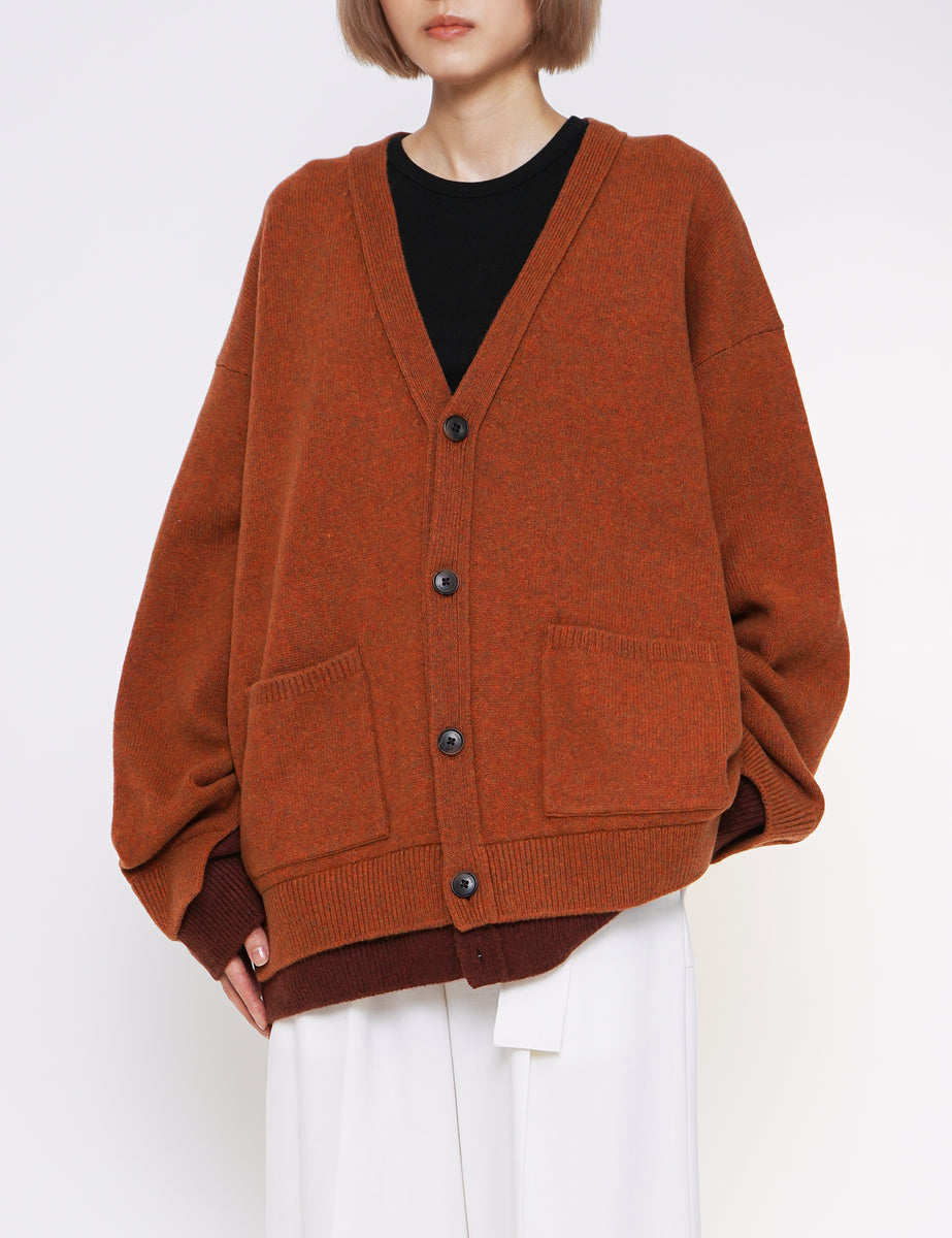 人気絶頂 22AW YOKE Connecting Connecting Cardigan Border Cardigan