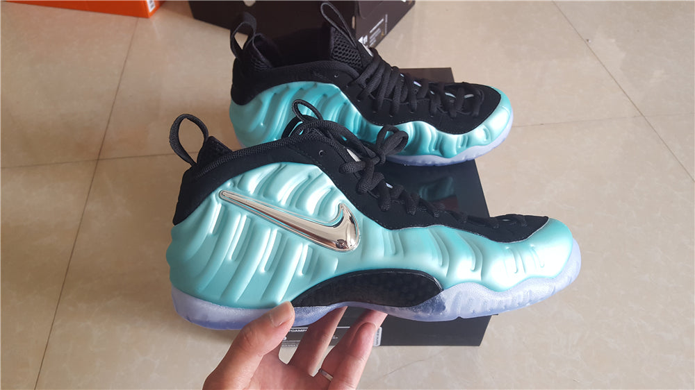 nike air foamposite pro island green