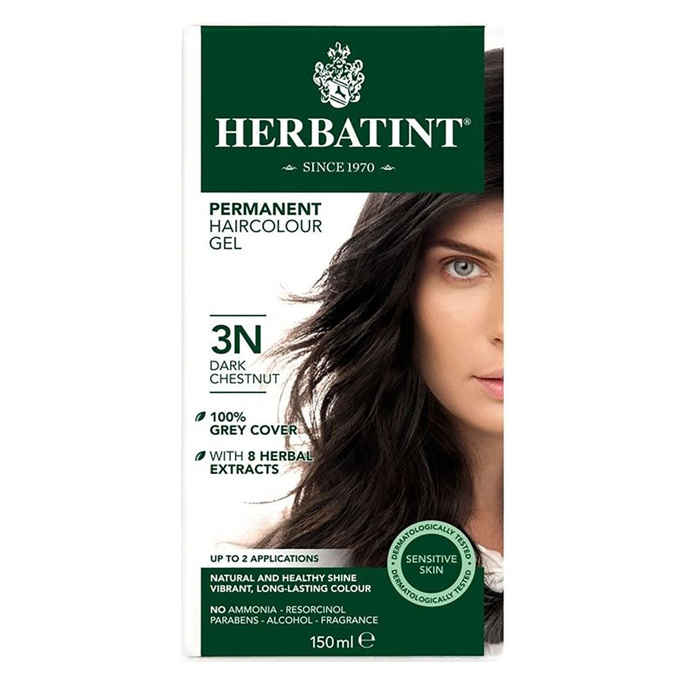 Herbatint 3N Dark Chestnut Hair Color 150ml – Healthy Options