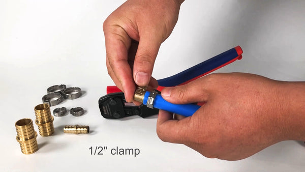 iCrimp pex pipe cinch tool CRP961 operate step3