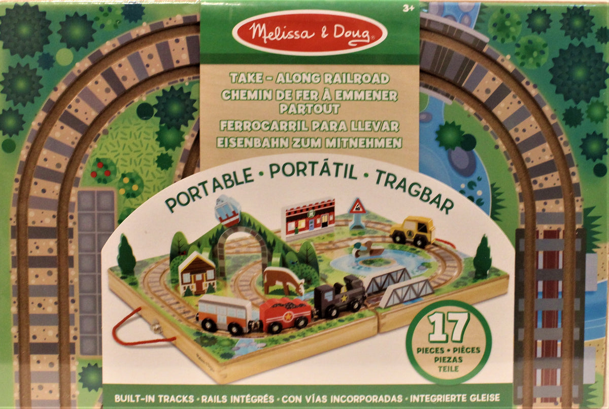 melissa and doug take along railroad