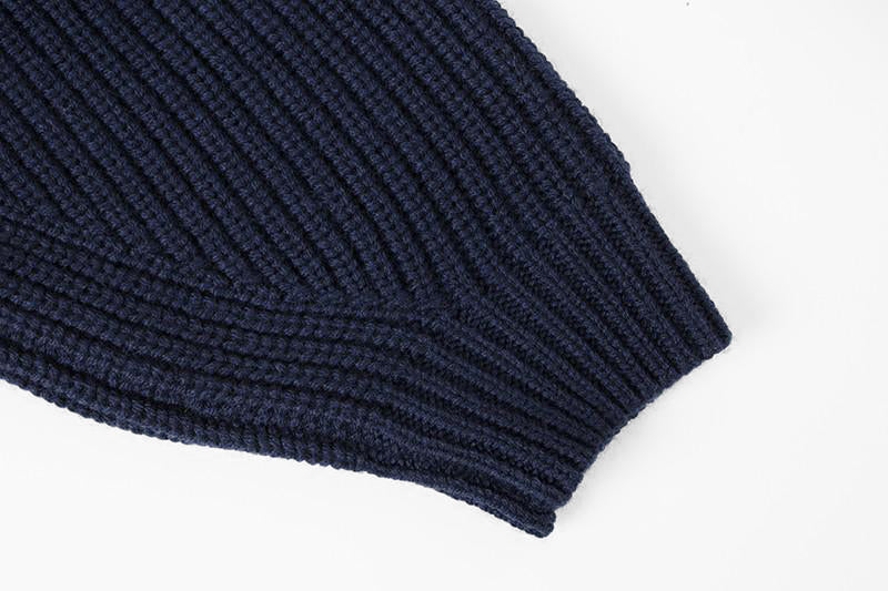 Oversized Crop Wool Sweater