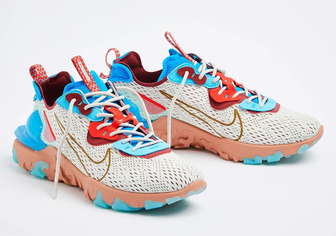 nike react vision light bone terra blush