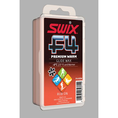 Stijgen grip Glad Swix 60g F4 Warm Ski Wax w/ Cork | Rub on or Hot Wax – Utah Ski Gear