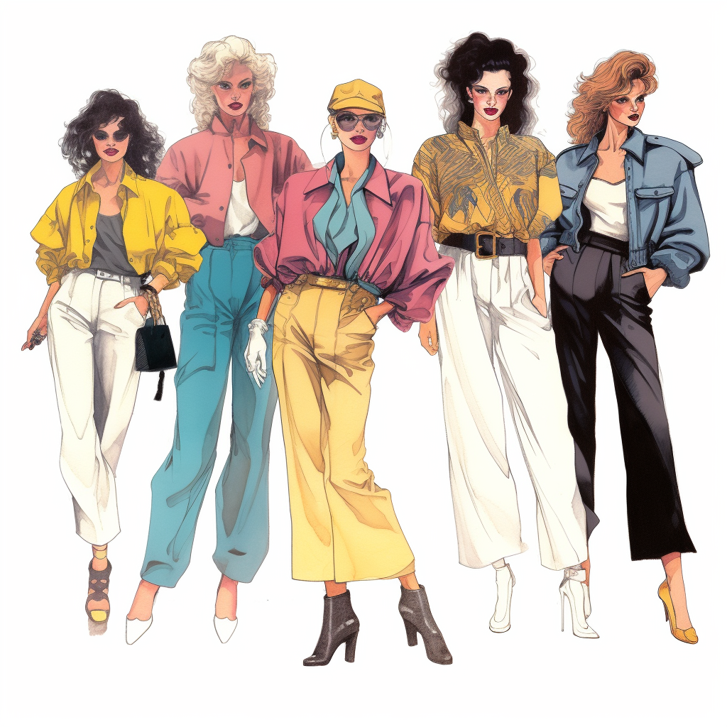 80s clothing style for women