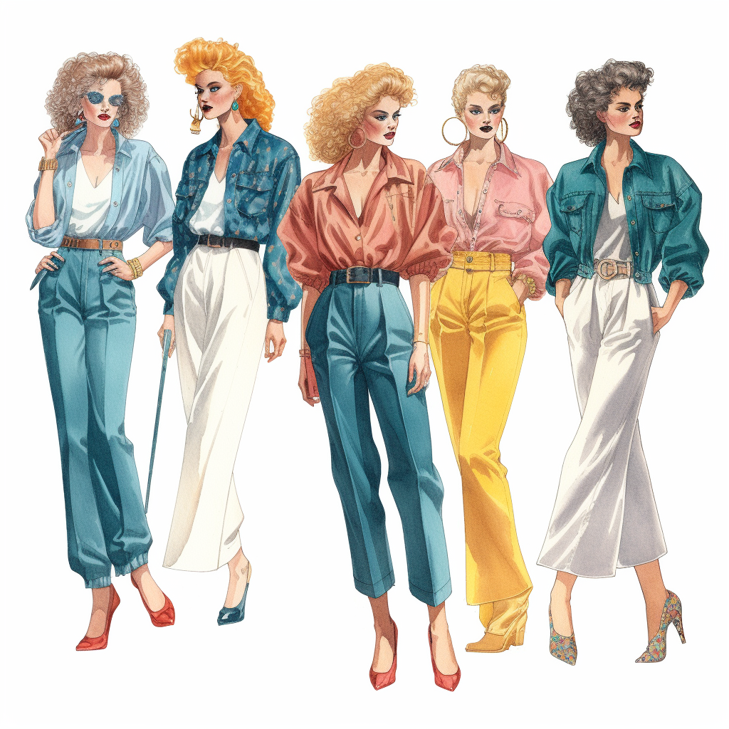 80s womens fashion jeans