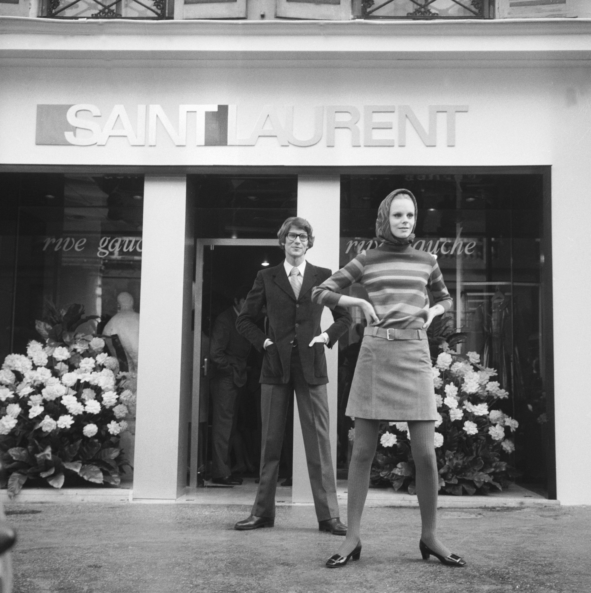 Timeline of Yves Saint Laurent Fashion Career