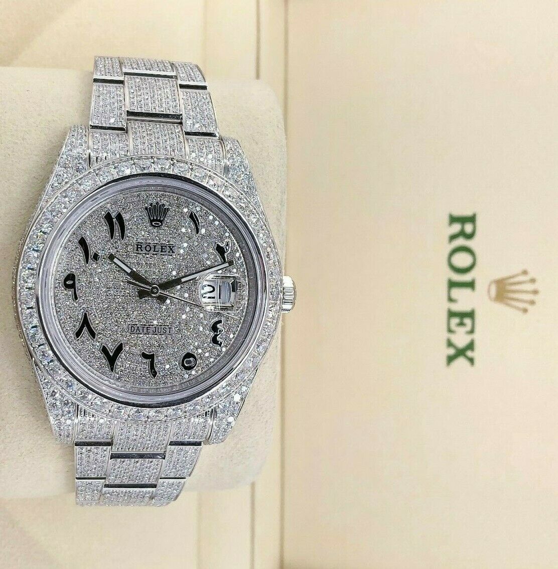 stainless steel bust down rolex