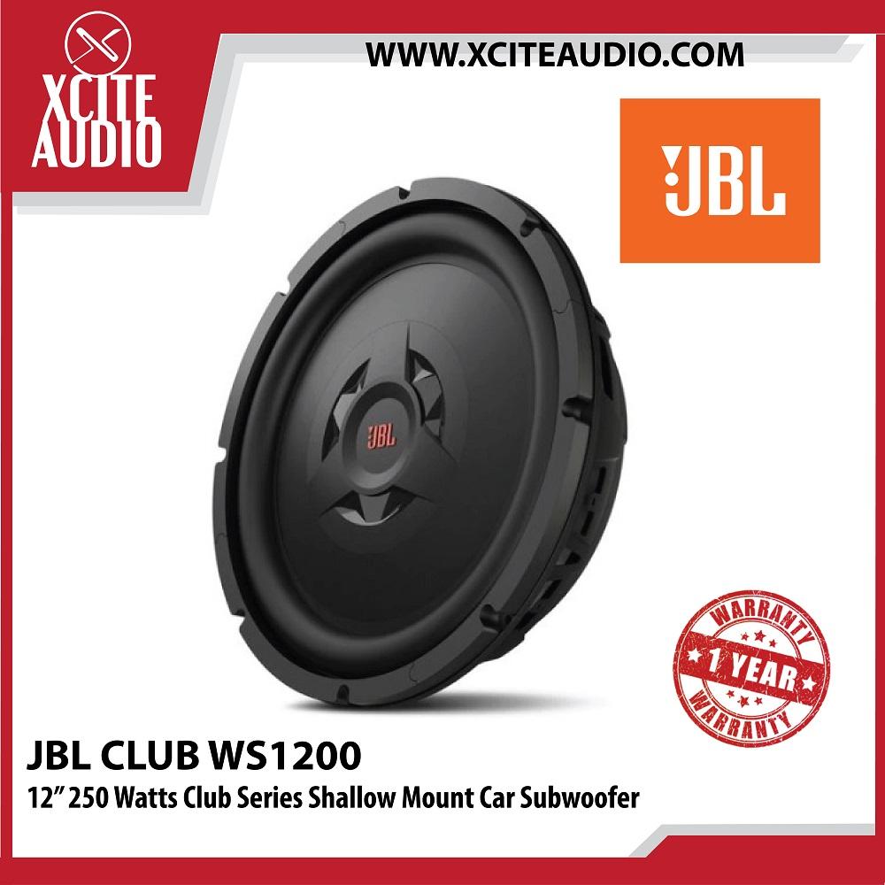 JBL CLUB WS1200 12” Shallow Mount Car Subwoofer | Xcite Audio