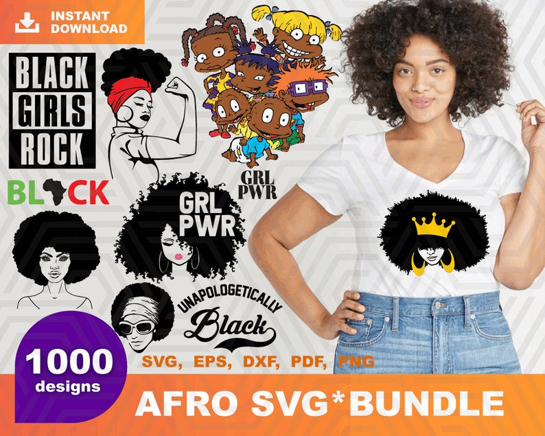 Download Afro Bundle Svg Cheapsvg PSD Mockup Templates