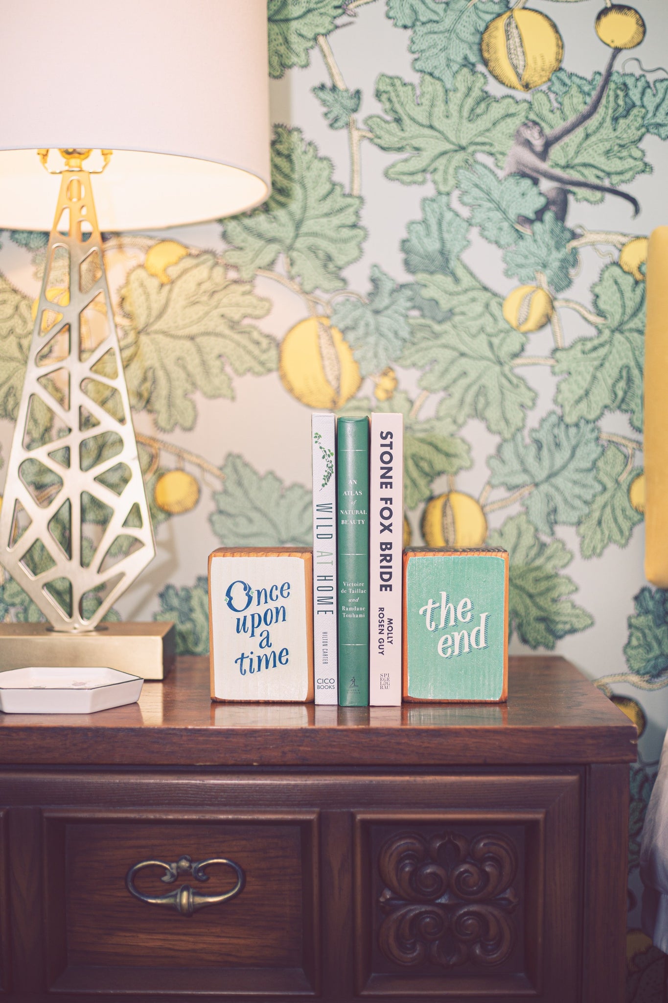 Once Upon a Time The End wood bookends by ARCHd